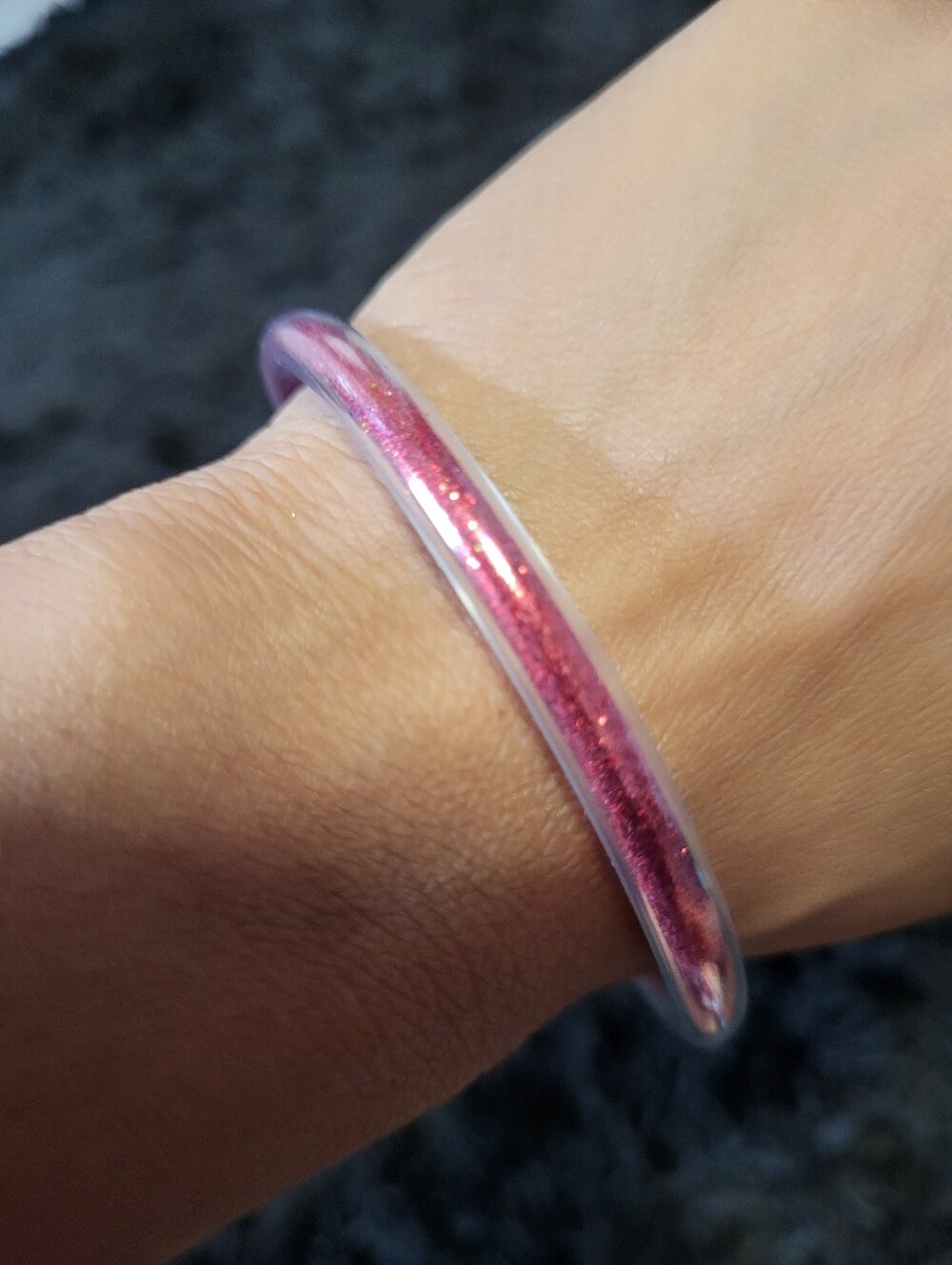 Glitter Bubble Tube Bracelet (Choose 1) - Picture 6 of 11